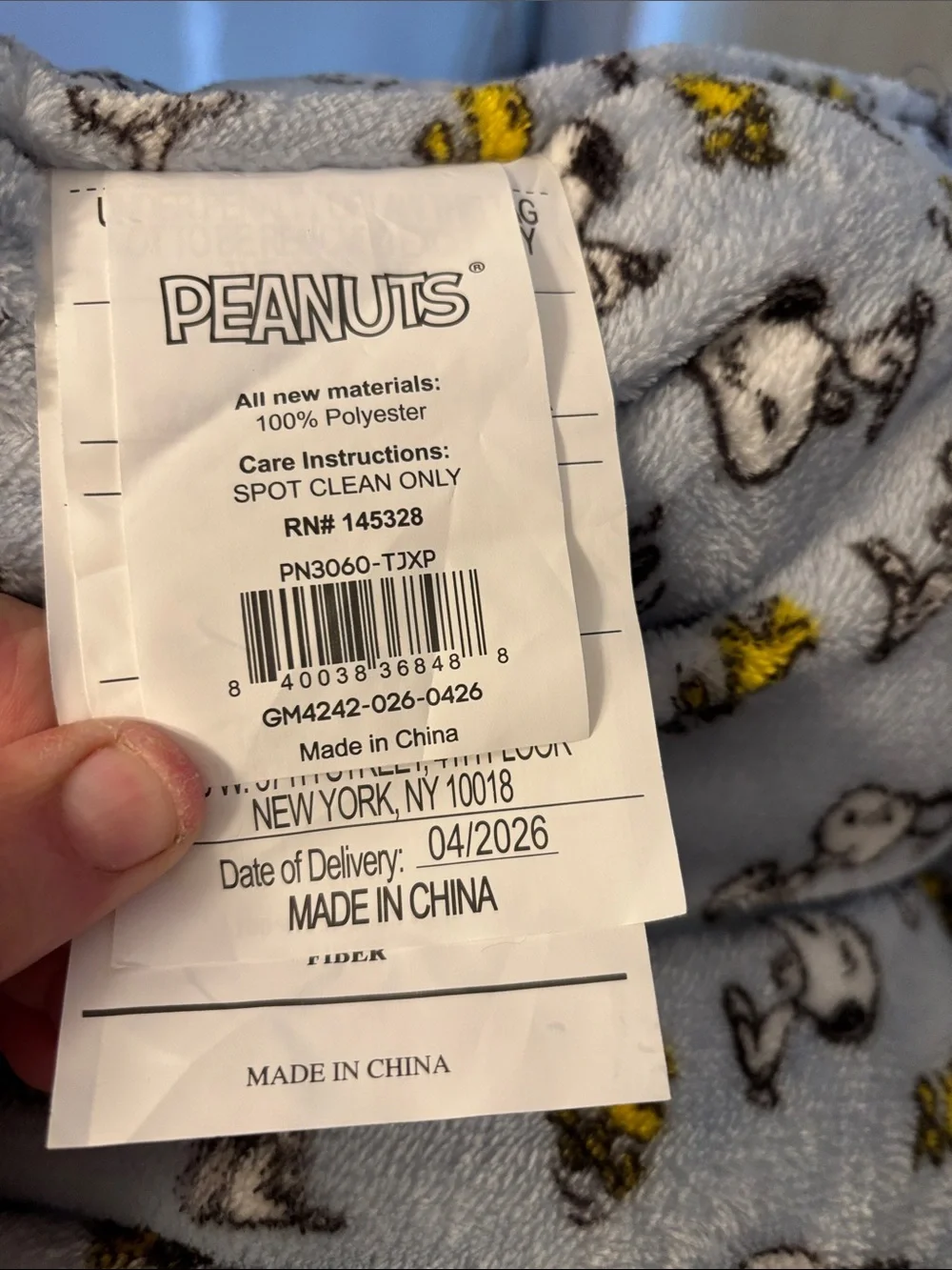 Peanuts Snoopy dog bed/pillow